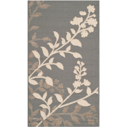 Tapis de jardin imperméable d'intérieur/extérieur SAFAVIEH Courtyard Luann Botanical