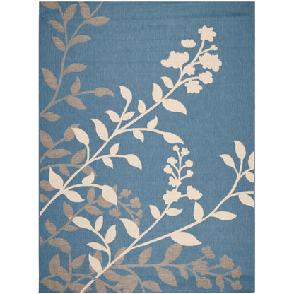 Tapis de jardin imperméable d'intérieur/extérieur SAFAVIEH Courtyard Luann Botanical