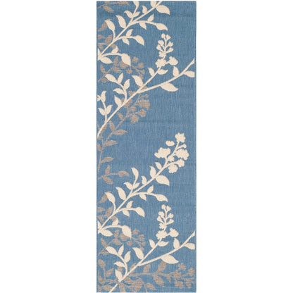 Tapis de jardin imperméable d'intérieur/extérieur SAFAVIEH Courtyard Luann Botanical