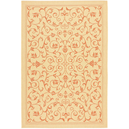 Tapis de jardin imperméable d'intérieur/extérieur SAFAVIEH Courtyard Miljeta