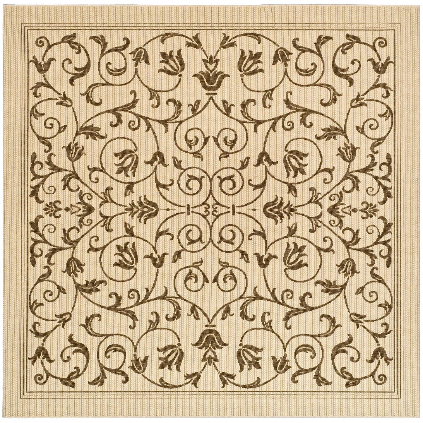 Tapis de jardin imperméable d'intérieur/extérieur SAFAVIEH Courtyard Miljeta
