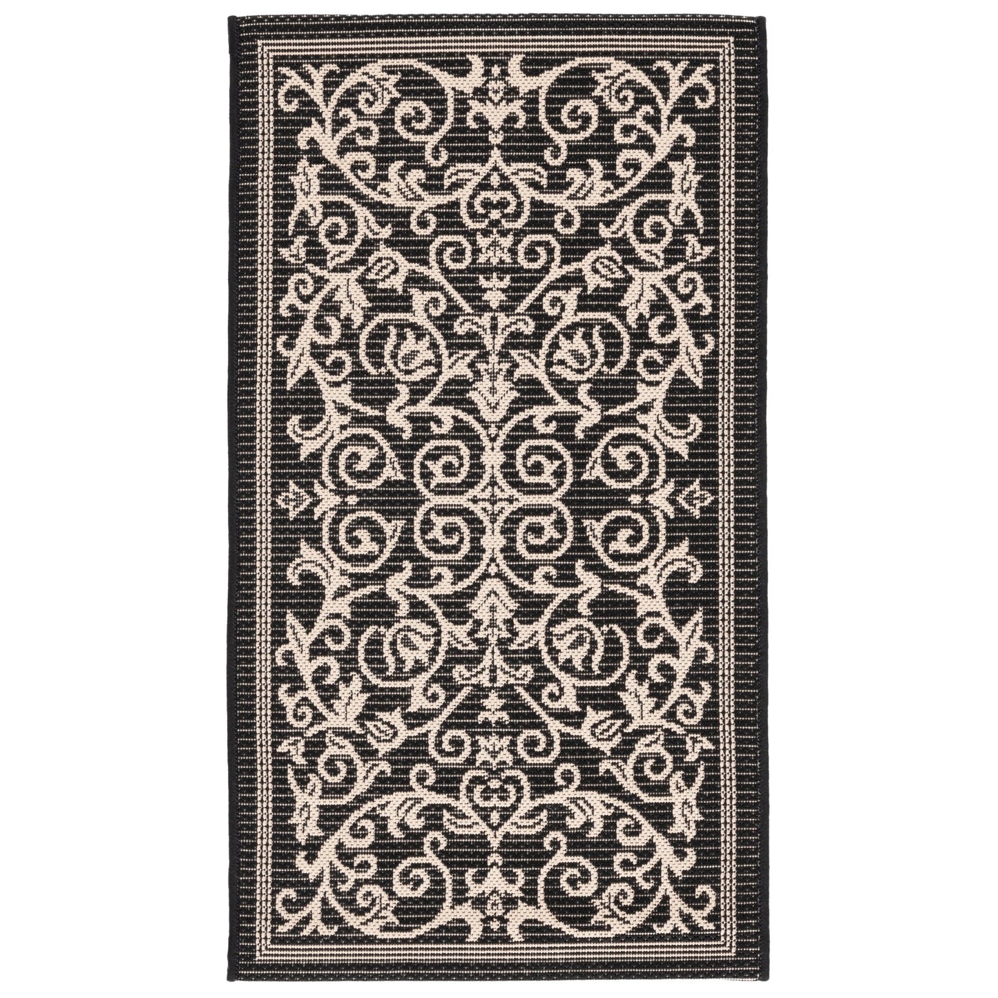 Tapis de jardin imperméable d'intérieur/extérieur SAFAVIEH Courtyard Miljeta