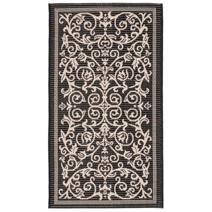 Tapis de jardin imperméable d'intérieur/extérieur SAFAVIEH Courtyard Miljeta