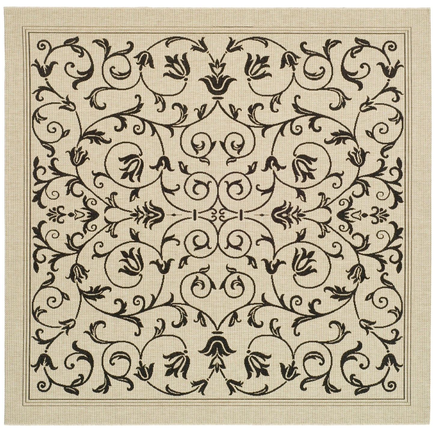 Tapis de jardin imperméable d'intérieur/extérieur SAFAVIEH Courtyard Miljeta