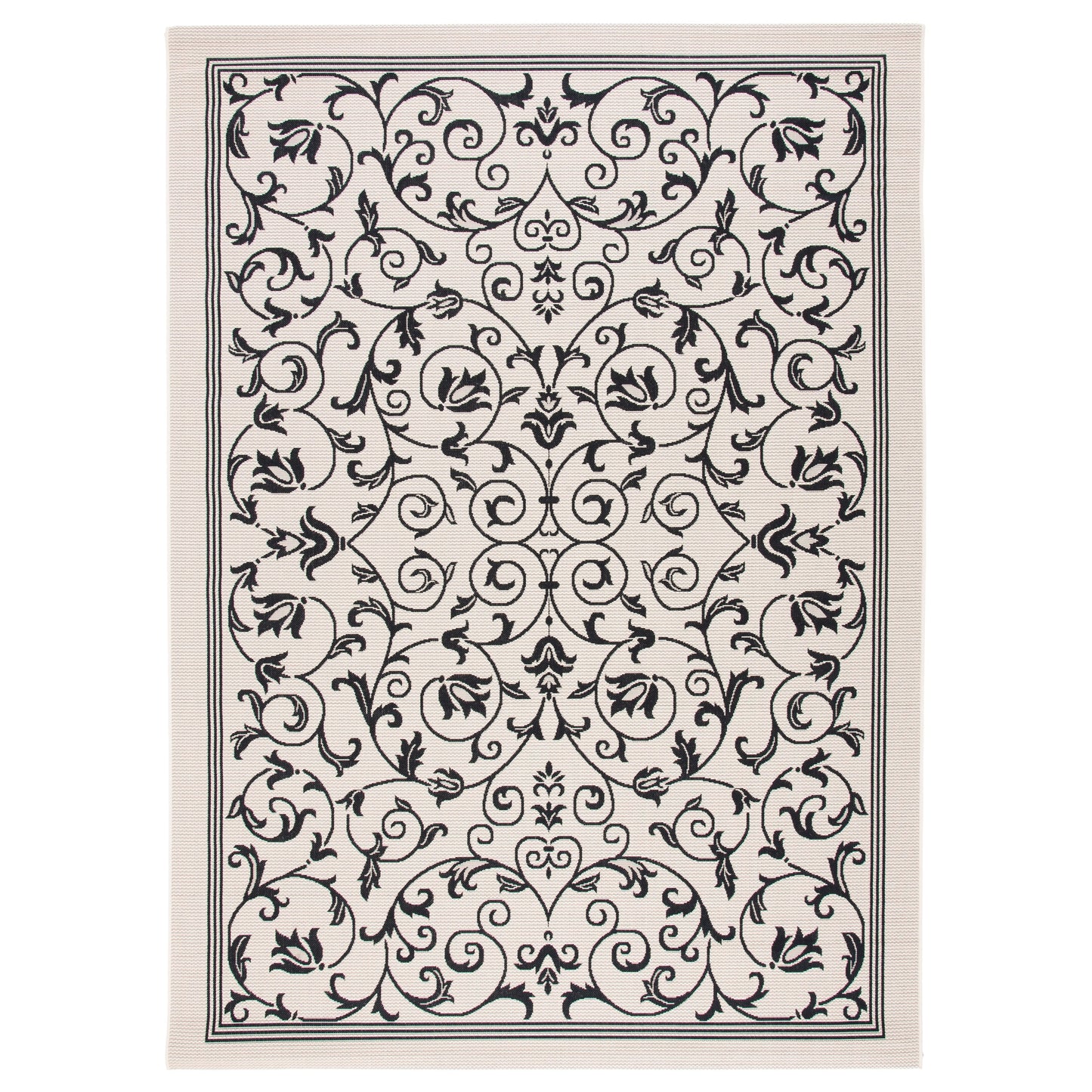 Tapis de jardin imperméable d'intérieur/extérieur SAFAVIEH Courtyard Miljeta