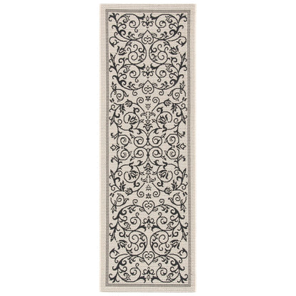 Tapis de jardin imperméable d'intérieur/extérieur SAFAVIEH Courtyard Miljeta