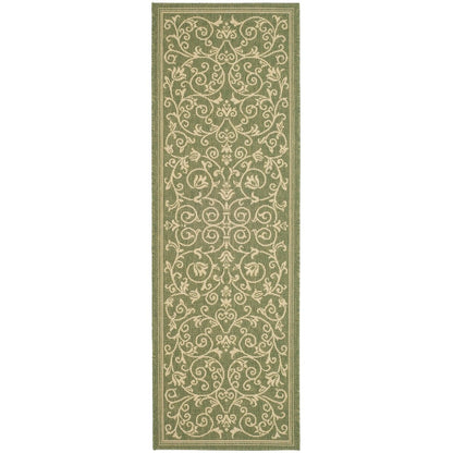 Tapis de jardin imperméable d'intérieur/extérieur SAFAVIEH Courtyard Miljeta