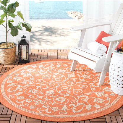 Tapis de jardin imperméable d'intérieur/extérieur SAFAVIEH Courtyard Miljeta