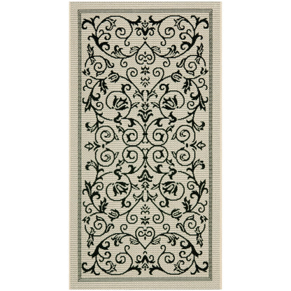 Tapis de jardin imperméable d'intérieur/extérieur SAFAVIEH Courtyard Miljeta