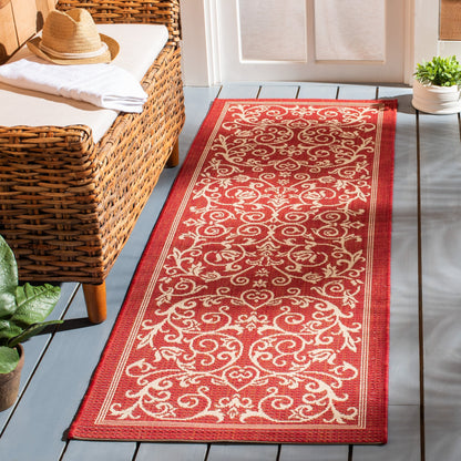 Tapis de jardin imperméable d'intérieur/extérieur SAFAVIEH Courtyard Miljeta