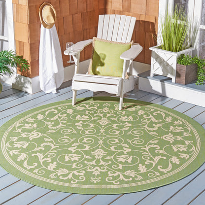 Tapis de jardin imperméable d'intérieur/extérieur SAFAVIEH Courtyard Miljeta