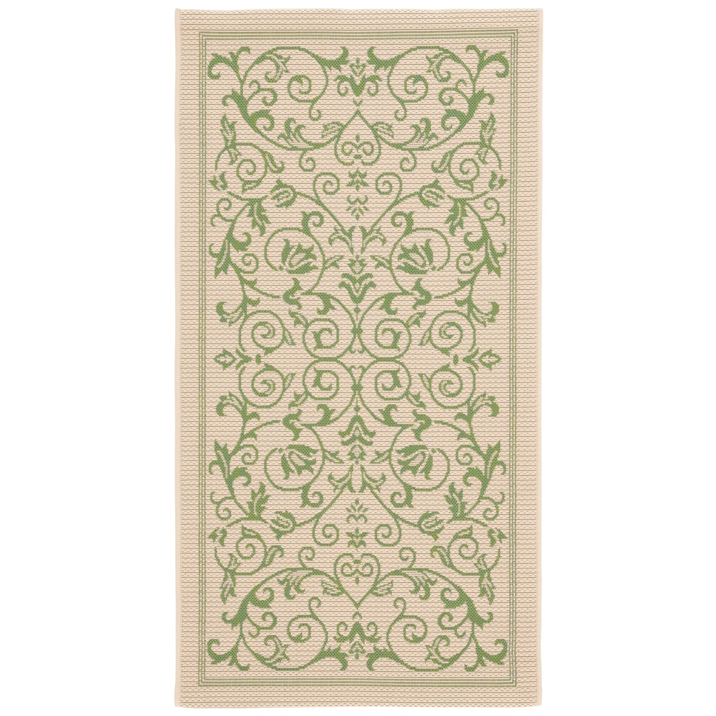 Tapis de jardin imperméable d'intérieur/extérieur SAFAVIEH Courtyard Miljeta