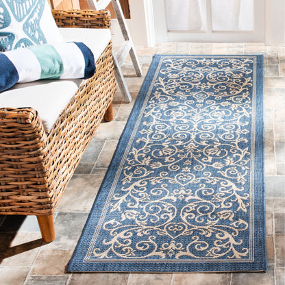 Tapis de jardin imperméable d'intérieur/extérieur SAFAVIEH Courtyard Miljeta