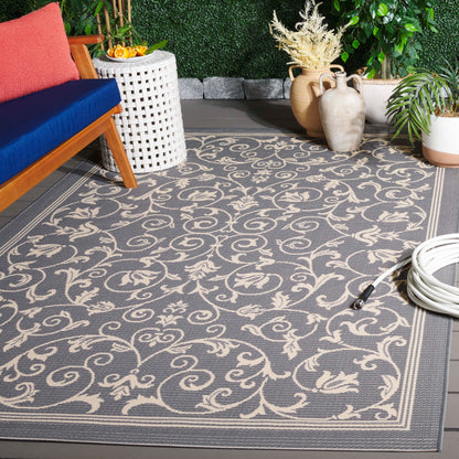Tapis de jardin imperméable d'intérieur/extérieur SAFAVIEH Courtyard Miljeta