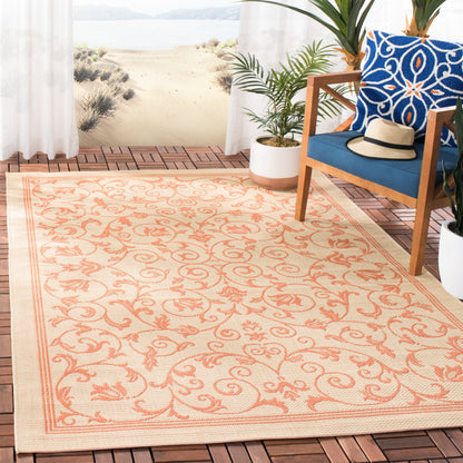 Tapis de jardin imperméable d'intérieur/extérieur SAFAVIEH Courtyard Miljeta