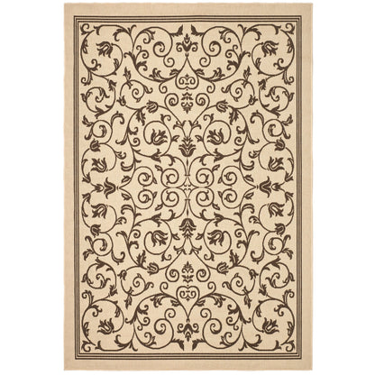 Tapis de jardin imperméable d'intérieur/extérieur SAFAVIEH Courtyard Miljeta
