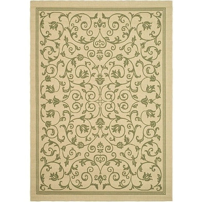 Tapis de jardin imperméable d'intérieur/extérieur SAFAVIEH Courtyard Miljeta
