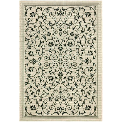 Tapis de jardin imperméable d'intérieur/extérieur SAFAVIEH Courtyard Miljeta