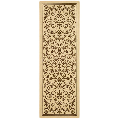 Tapis de jardin imperméable d'intérieur/extérieur SAFAVIEH Courtyard Miljeta