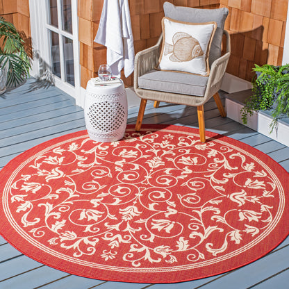 Tapis de jardin imperméable d'intérieur/extérieur SAFAVIEH Courtyard Miljeta
