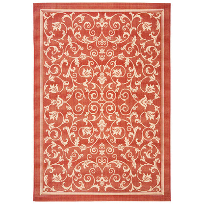 Tapis de jardin imperméable d'intérieur/extérieur SAFAVIEH Courtyard Miljeta