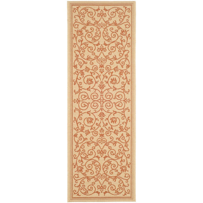 Tapis de jardin imperméable d'intérieur/extérieur SAFAVIEH Courtyard Miljeta
