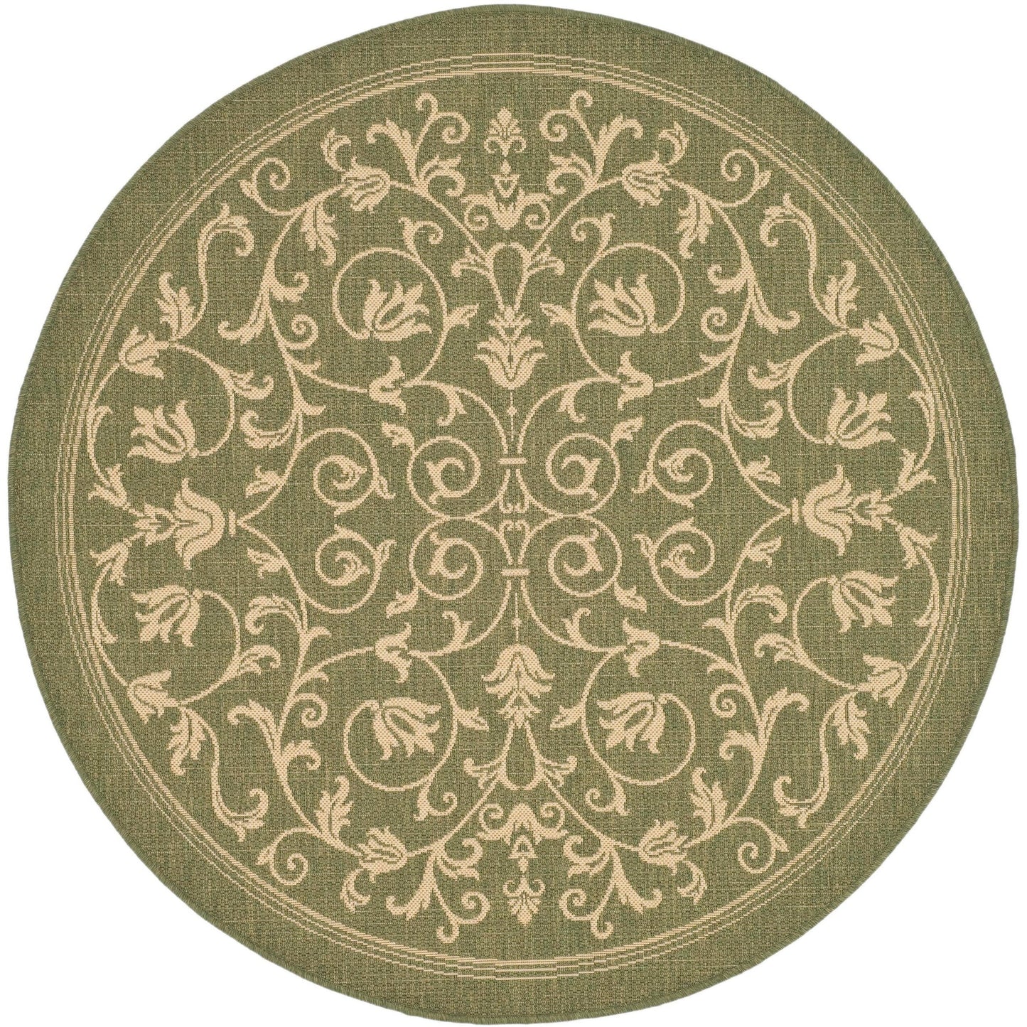 Tapis de jardin imperméable d'intérieur/extérieur SAFAVIEH Courtyard Miljeta