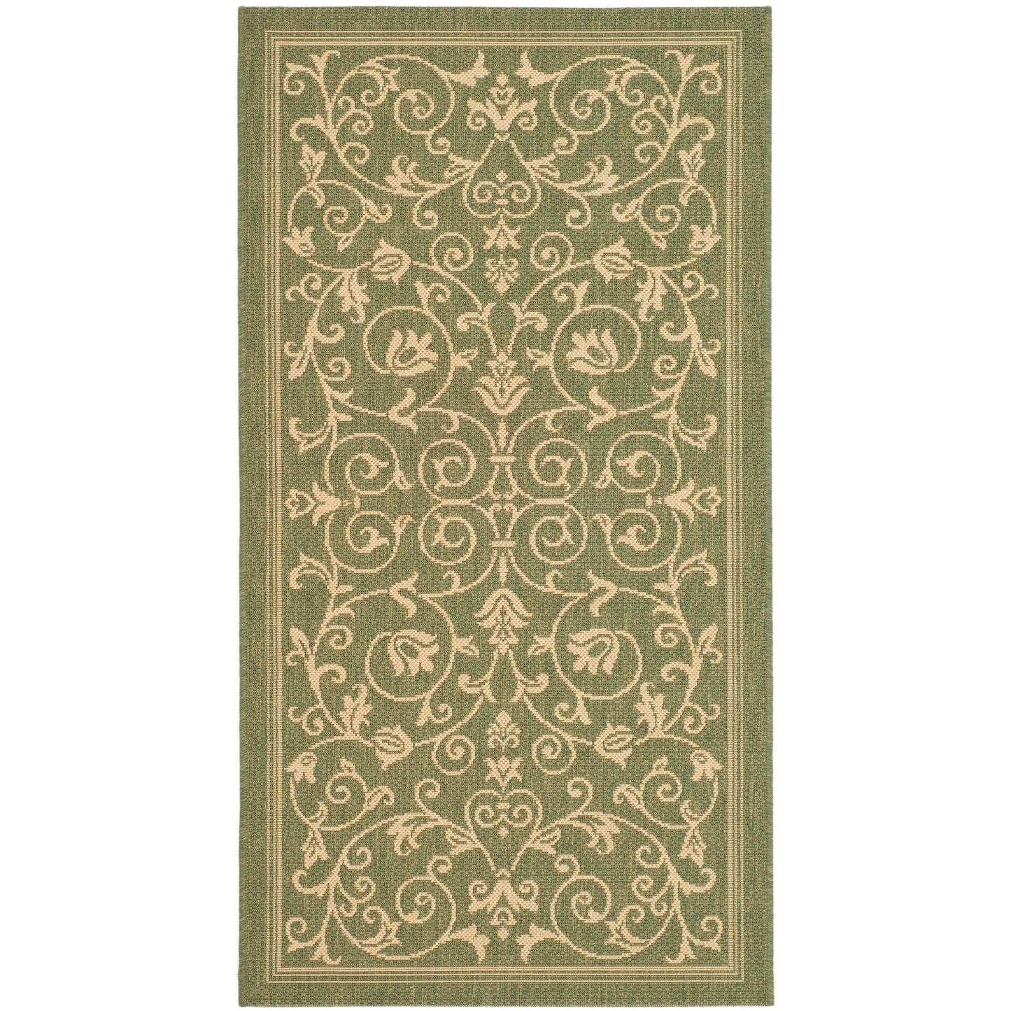 Tapis de jardin imperméable d'intérieur/extérieur SAFAVIEH Courtyard Miljeta