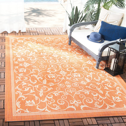 Tapis de jardin imperméable d'intérieur/extérieur SAFAVIEH Courtyard Miljeta