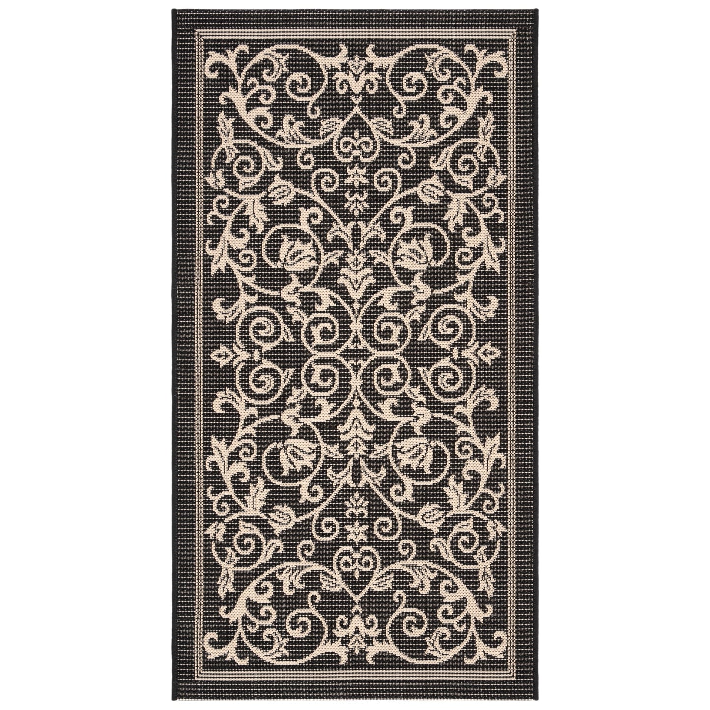 Tapis de jardin imperméable d'intérieur/extérieur SAFAVIEH Courtyard Miljeta