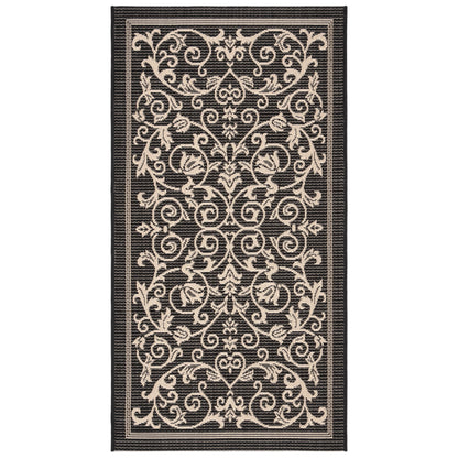 Tapis de jardin imperméable d'intérieur/extérieur SAFAVIEH Courtyard Miljeta