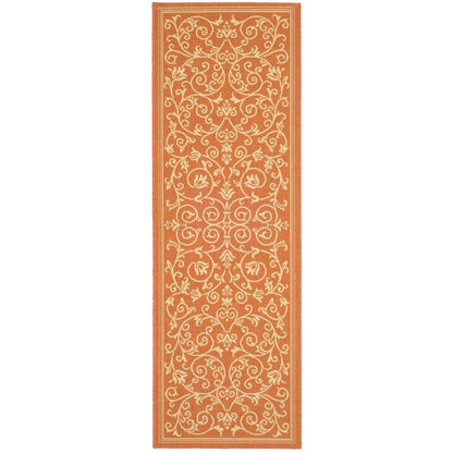 Tapis de jardin imperméable d'intérieur/extérieur SAFAVIEH Courtyard Miljeta