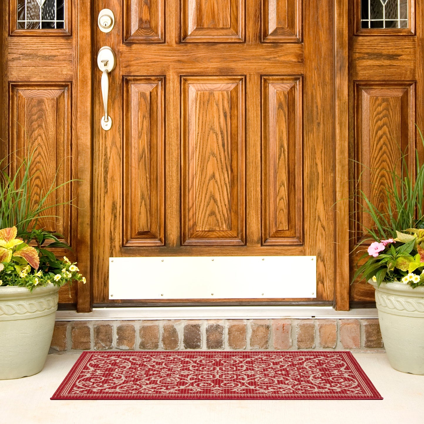 Tapis de jardin imperméable d'intérieur/extérieur SAFAVIEH Courtyard Miljeta