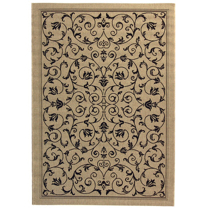 Tapis de jardin imperméable d'intérieur/extérieur SAFAVIEH Courtyard Miljeta