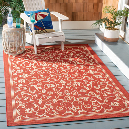 Tapis de jardin imperméable d'intérieur/extérieur SAFAVIEH Courtyard Miljeta