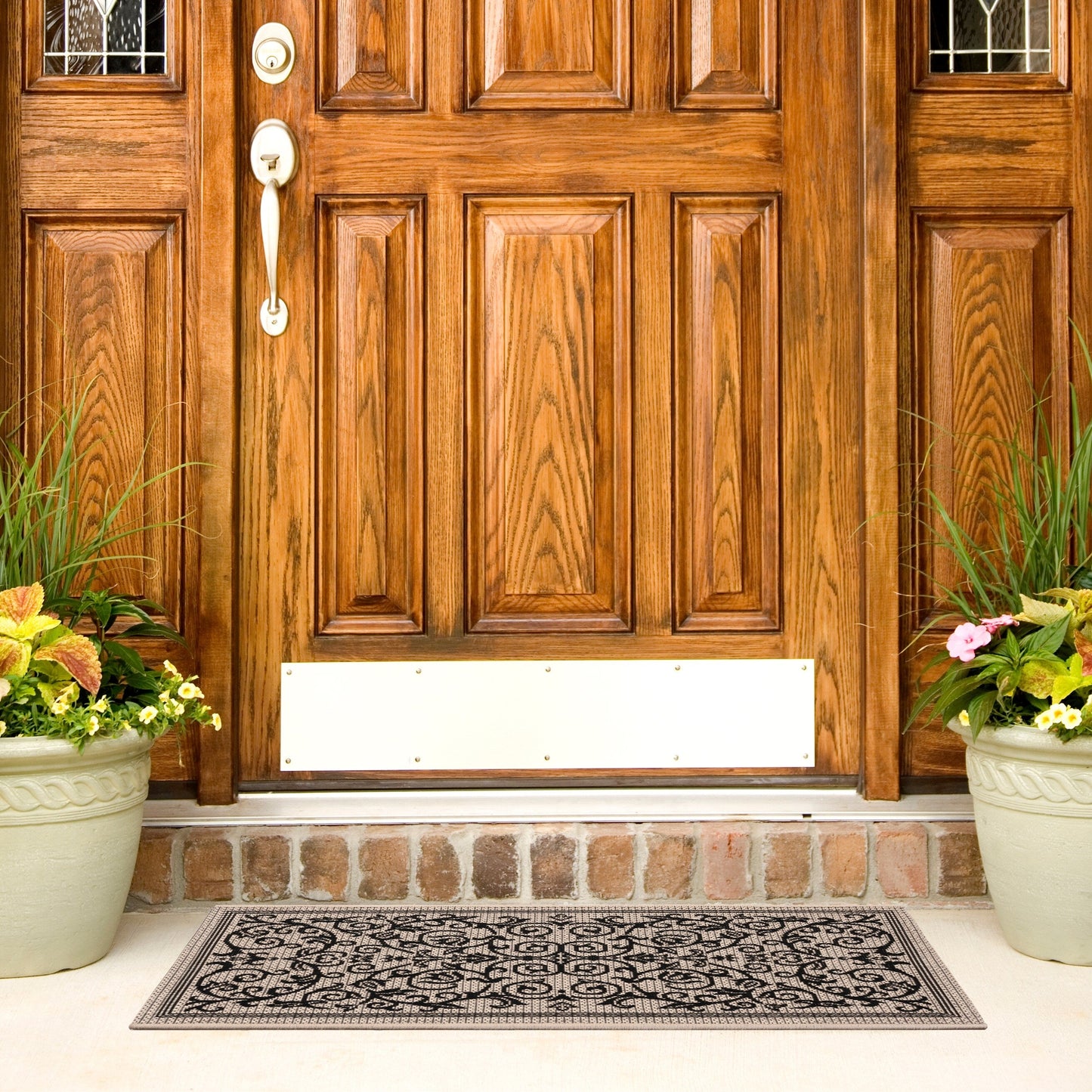 Tapis de jardin imperméable d'intérieur/extérieur SAFAVIEH Courtyard Miljeta