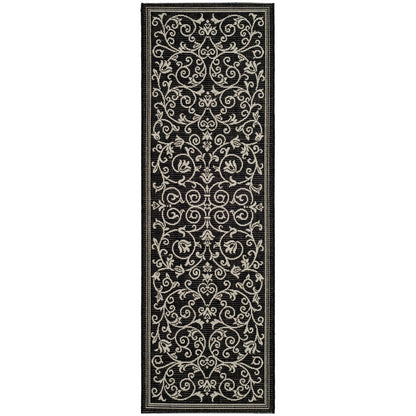 Tapis de jardin imperméable d'intérieur/extérieur SAFAVIEH Courtyard Miljeta
