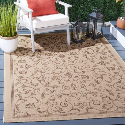 Tapis de jardin imperméable d'intérieur/extérieur SAFAVIEH Courtyard Miljeta