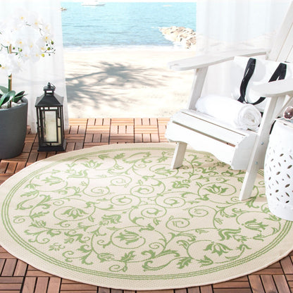 Tapis de jardin imperméable d'intérieur/extérieur SAFAVIEH Courtyard Miljeta