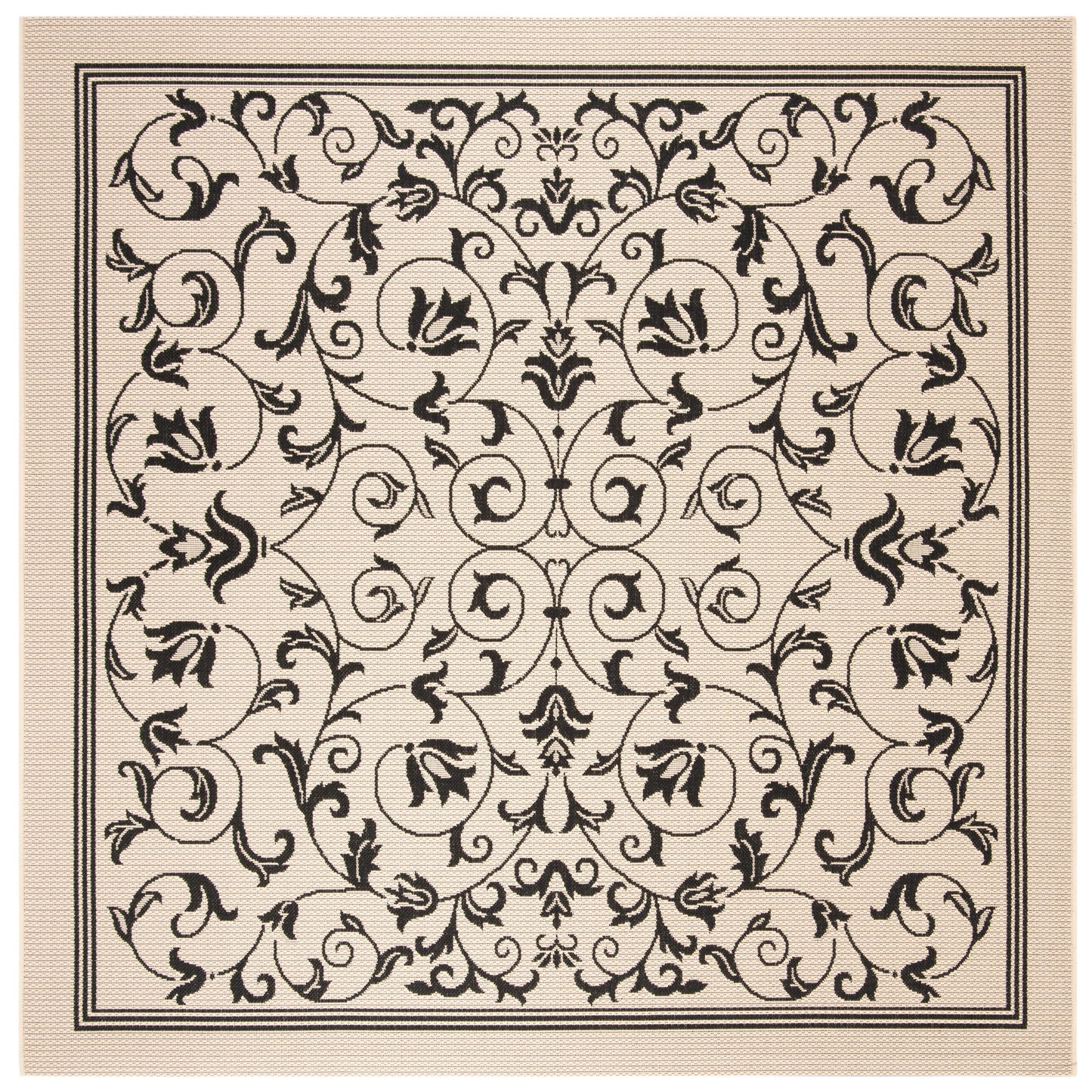 Tapis de jardin imperméable d'intérieur/extérieur SAFAVIEH Courtyard Miljeta
