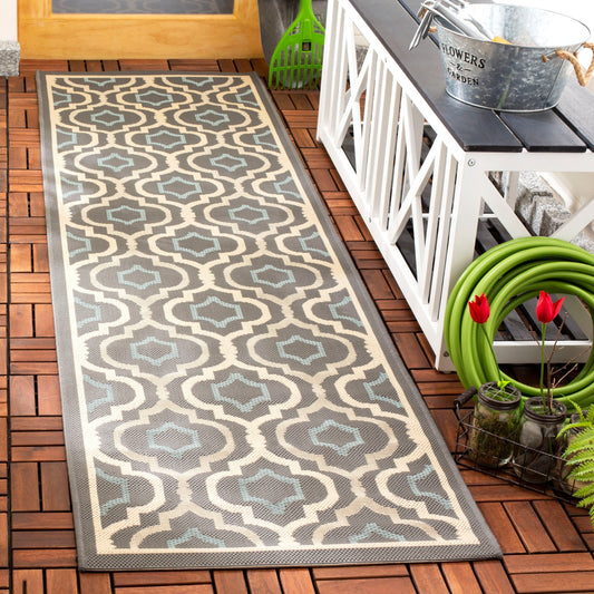 Tapis de jardin imperméable pour intérieur/extérieur SAFAVIEH Courtyard Oyvor