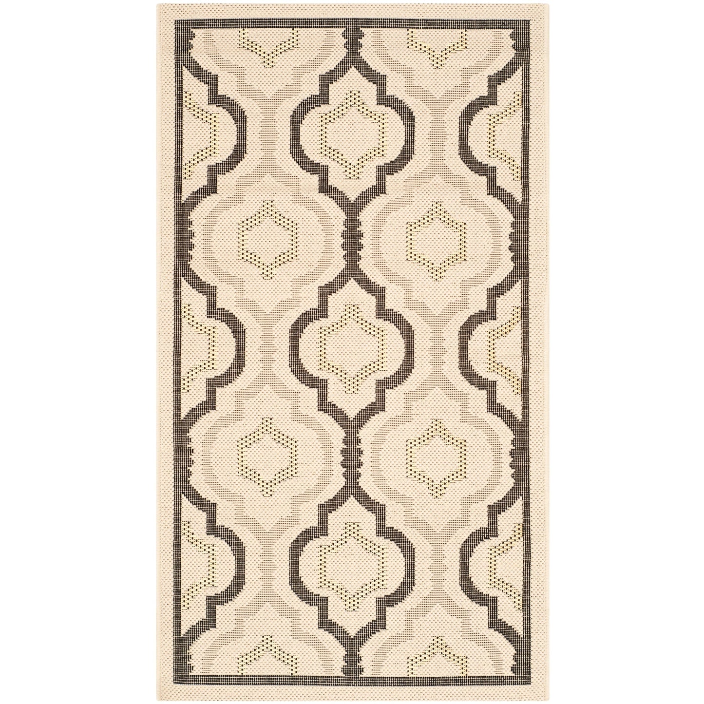 Tapis de jardin imperméable pour intérieur/extérieur SAFAVIEH Courtyard Oyvor