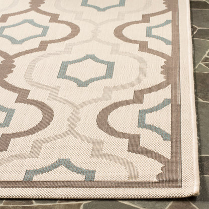 Tapis de jardin imperméable pour intérieur/extérieur SAFAVIEH Courtyard Oyvor