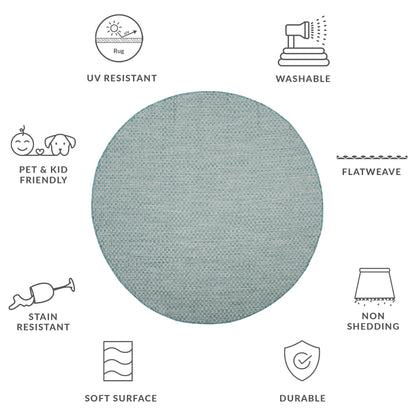 Tapis de jardin imperméable pour intérieur/extérieur SAFAVIEH Courtyard Ragini