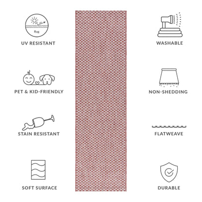 Tapis de jardin imperméable pour intérieur/extérieur SAFAVIEH Courtyard Ragini