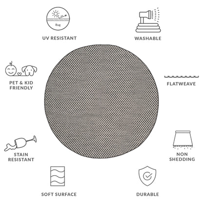 Tapis de jardin imperméable pour intérieur/extérieur SAFAVIEH Courtyard Ragini