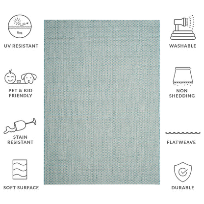 Tapis de jardin imperméable pour intérieur/extérieur SAFAVIEH Courtyard Ragini