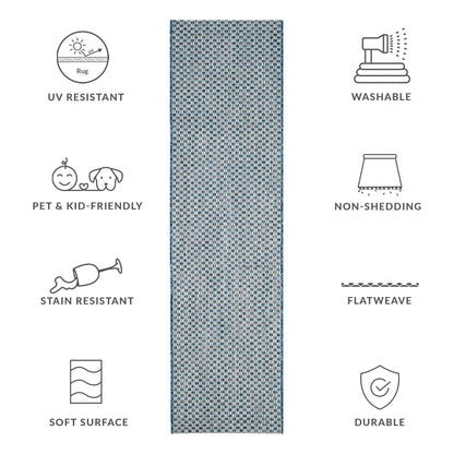Tapis de jardin imperméable pour intérieur/extérieur SAFAVIEH Courtyard Ragini