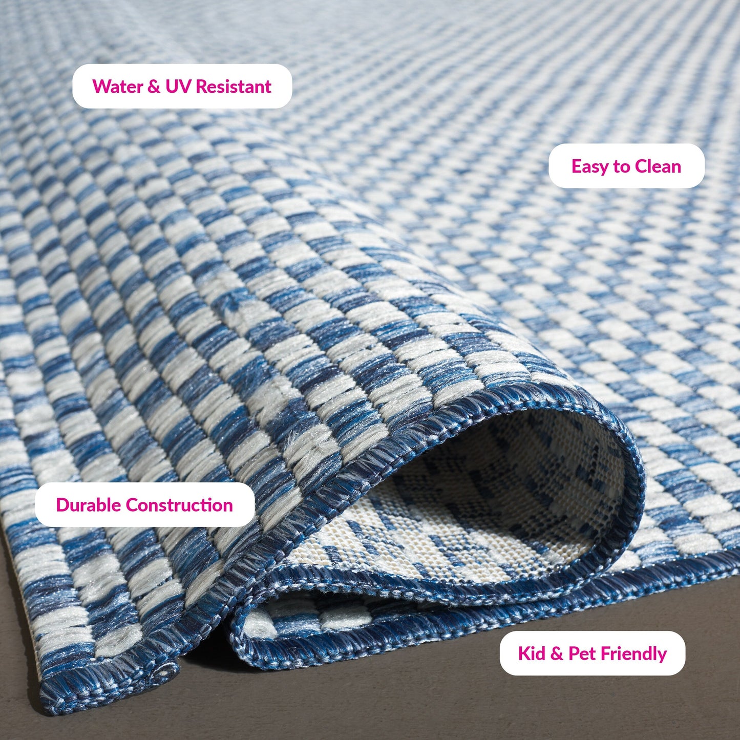 Tapis de jardin imperméable pour intérieur/extérieur SAFAVIEH Courtyard Ragini