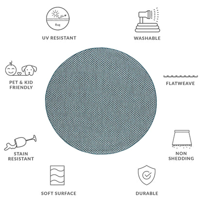 Tapis de jardin imperméable pour intérieur/extérieur SAFAVIEH Courtyard Ragini